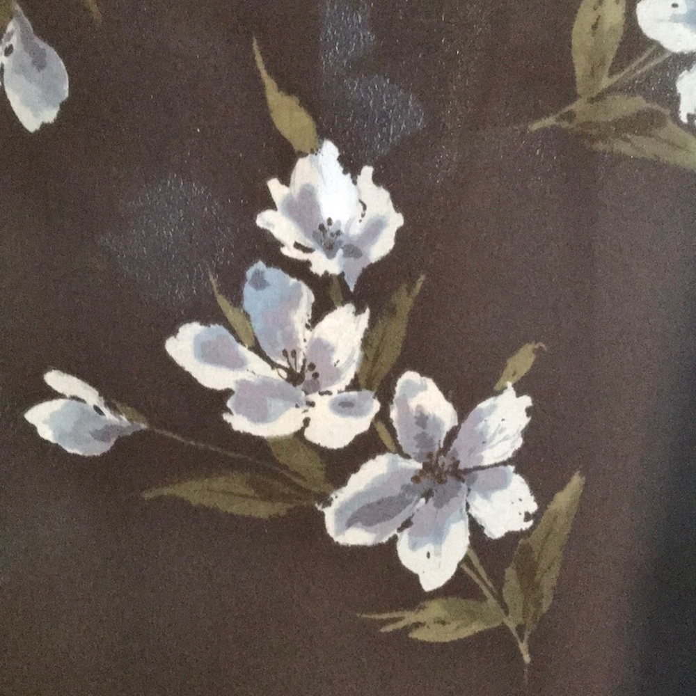 Navy Expressions Long Length Floral Size 8 dress